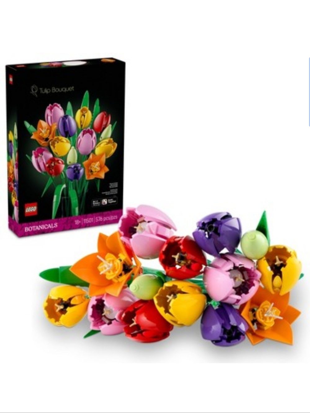 NWT LEGO #11501 Botanicals Tulip Bouquet
